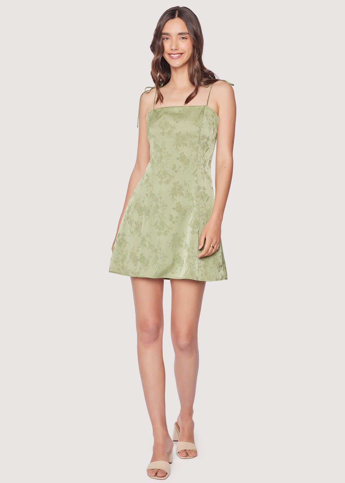 Verte Shoulder Tie Mini Dress | Lost + Wander Verte Shoulder Tie Mini Dress | Lost + Wander