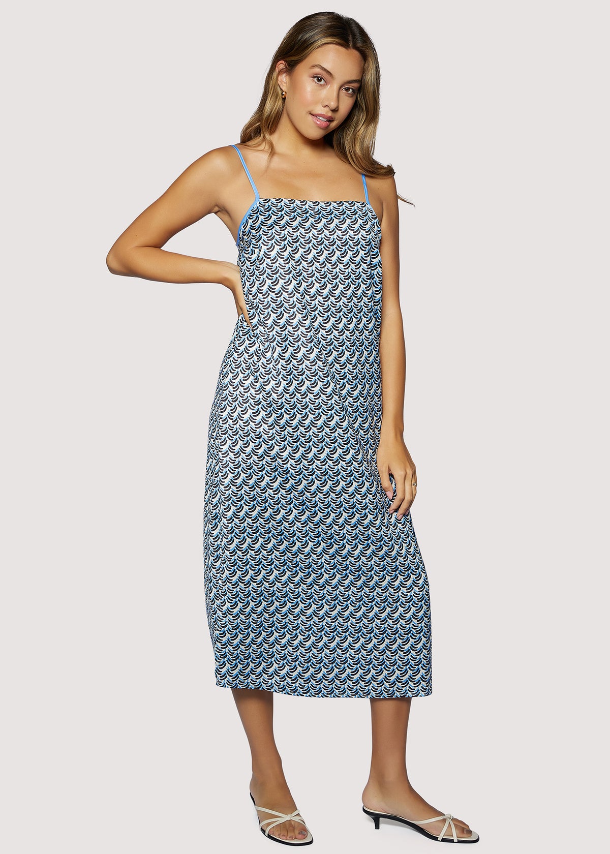 knee length dresses for ladies Moonlit Meadow Midi Dress