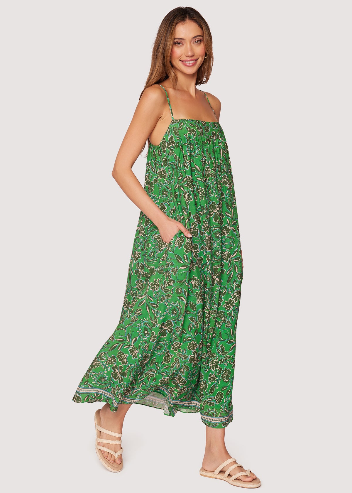 green emerald velvet dress Eden's Oasis Maxi Dress