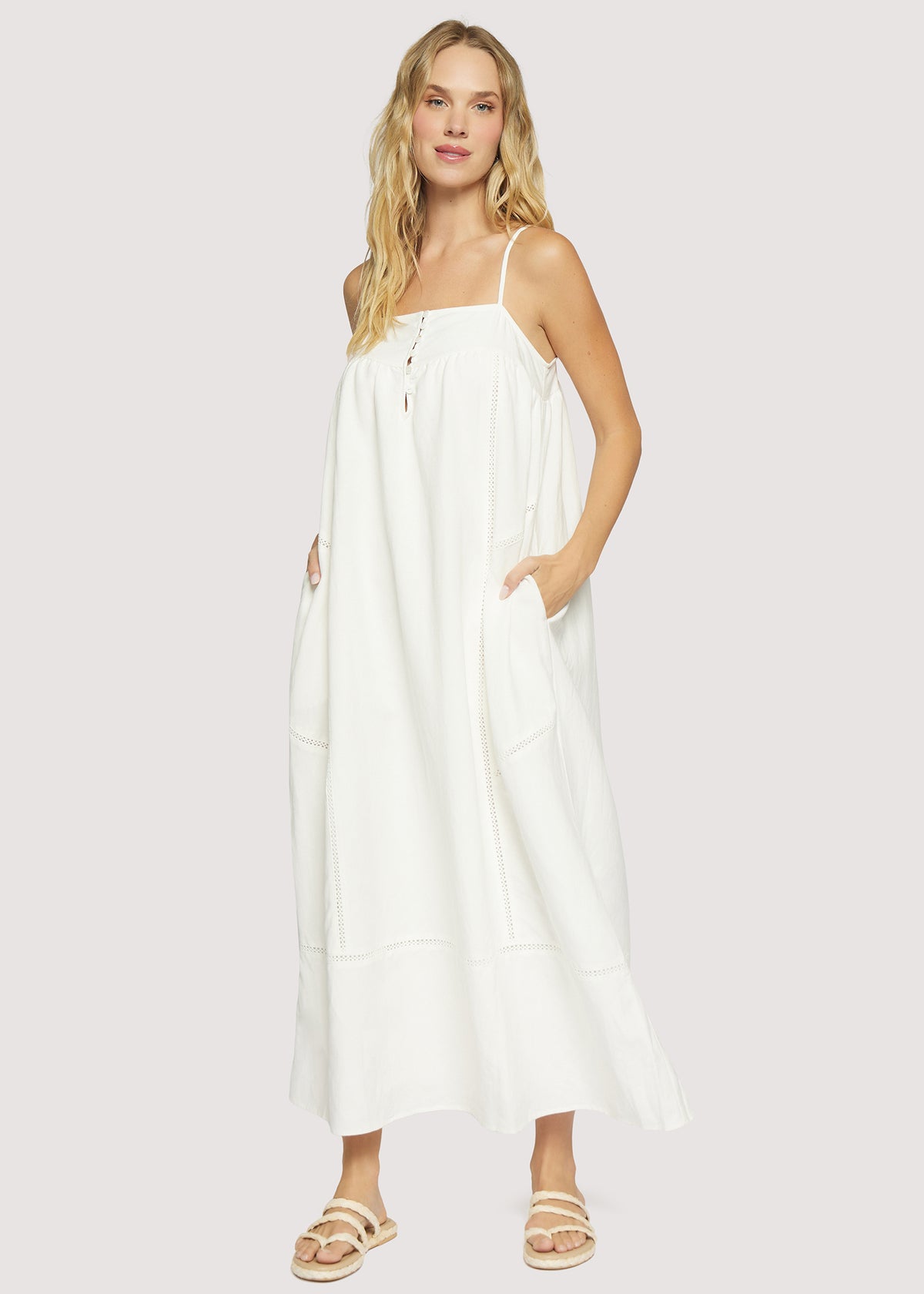 romance maxi dress In A Romance Maxi Dress - Blue and White, Medium | Hazel and Olive