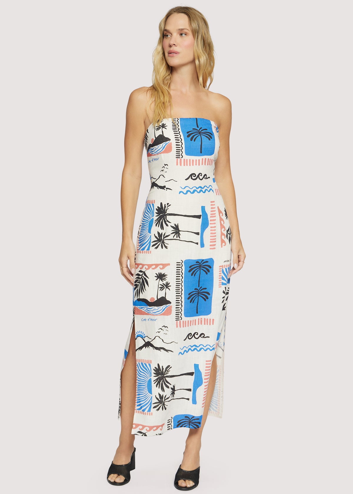 Azure Paradiso Maxi Dress