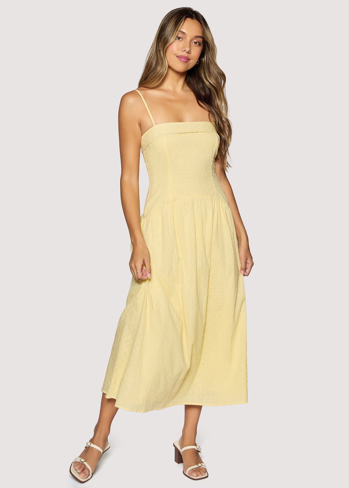 yellow midi maxi dress Sunlit Whimsy Maxi Dress