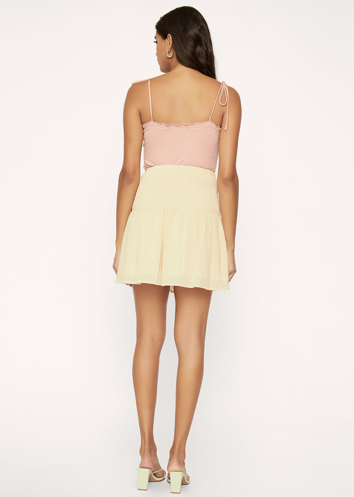 Sweet Lemon Pie Mini Skirt
