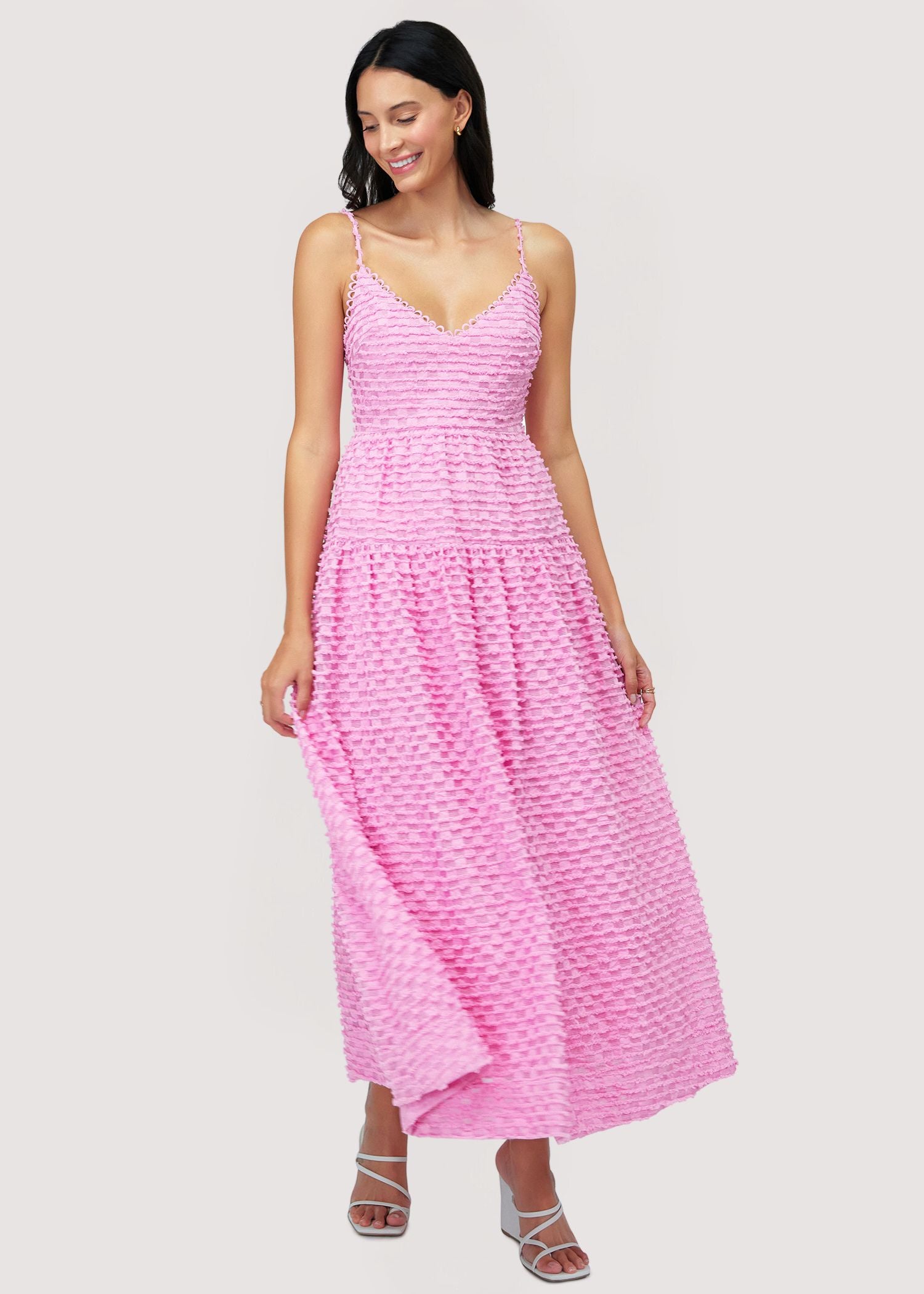 ワンピース The Paloma Knit Long Dress ELLIRA-MAXI-DRESS-RED-_2.jpg.