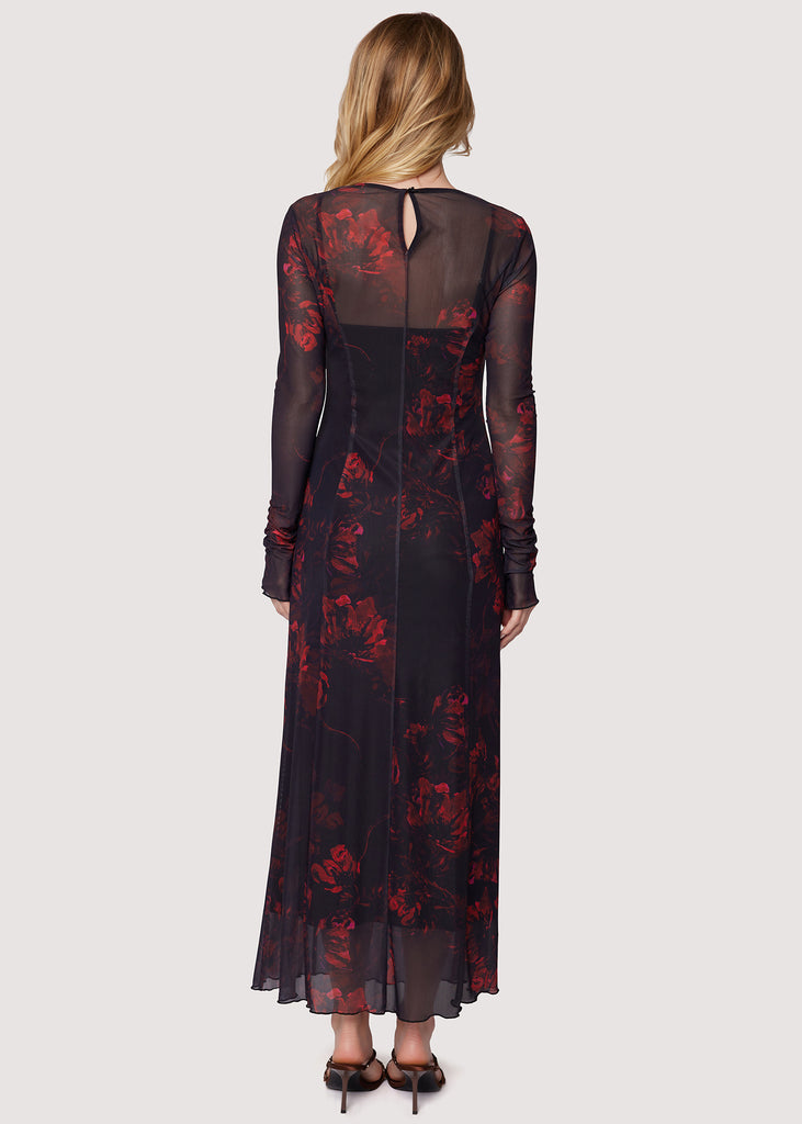 La Rosé Long Sleeves Maxi Dress