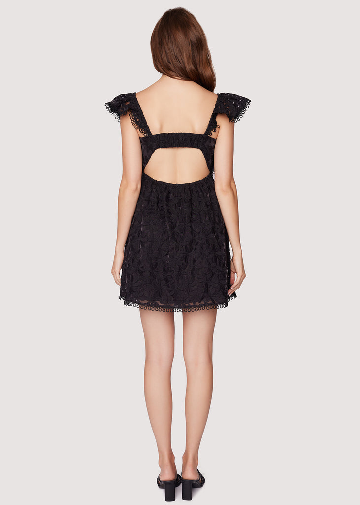 Madonna Blossom Organza Mini Dress - BLACK | Lost + Wander Madonna Blossom Organza Mini Dress - BLACK | Lost + Wander