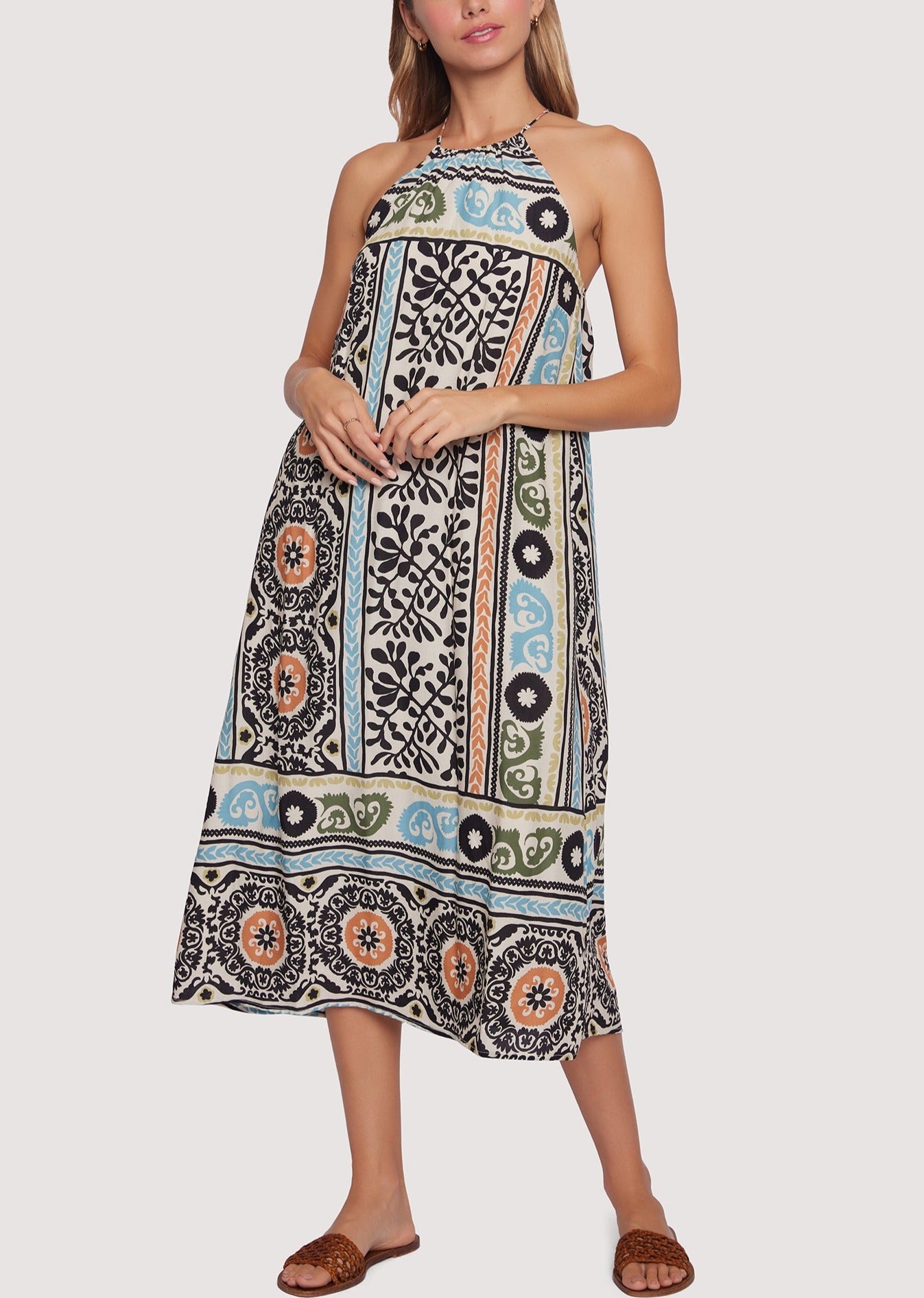 knee length dresses for ladies Whispers Of Bohemia Maxi Dress