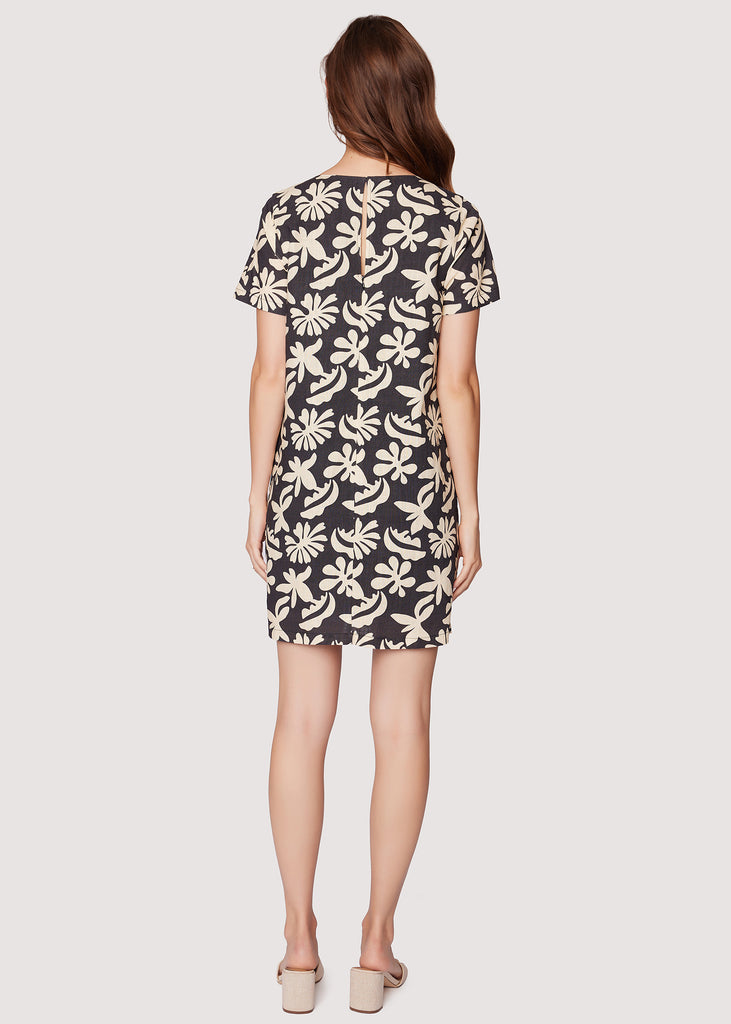 Tropic Flair Mini Shift Dress