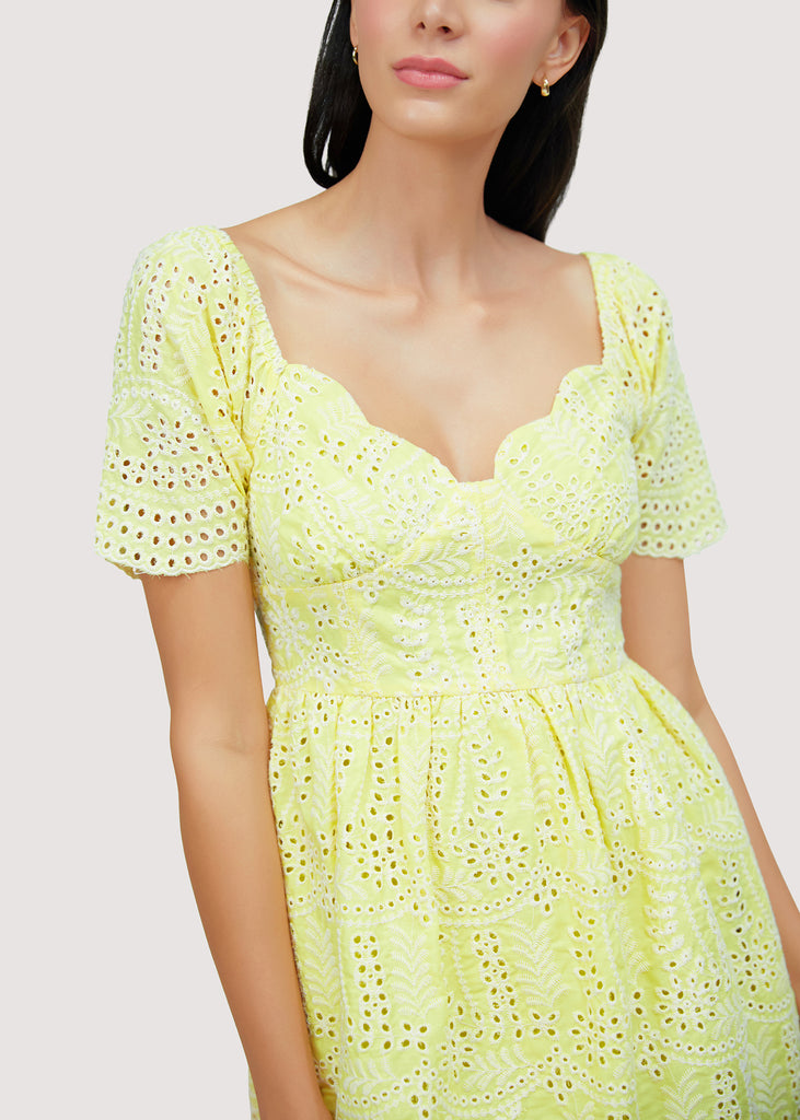 Lemon Drop Mini Dress