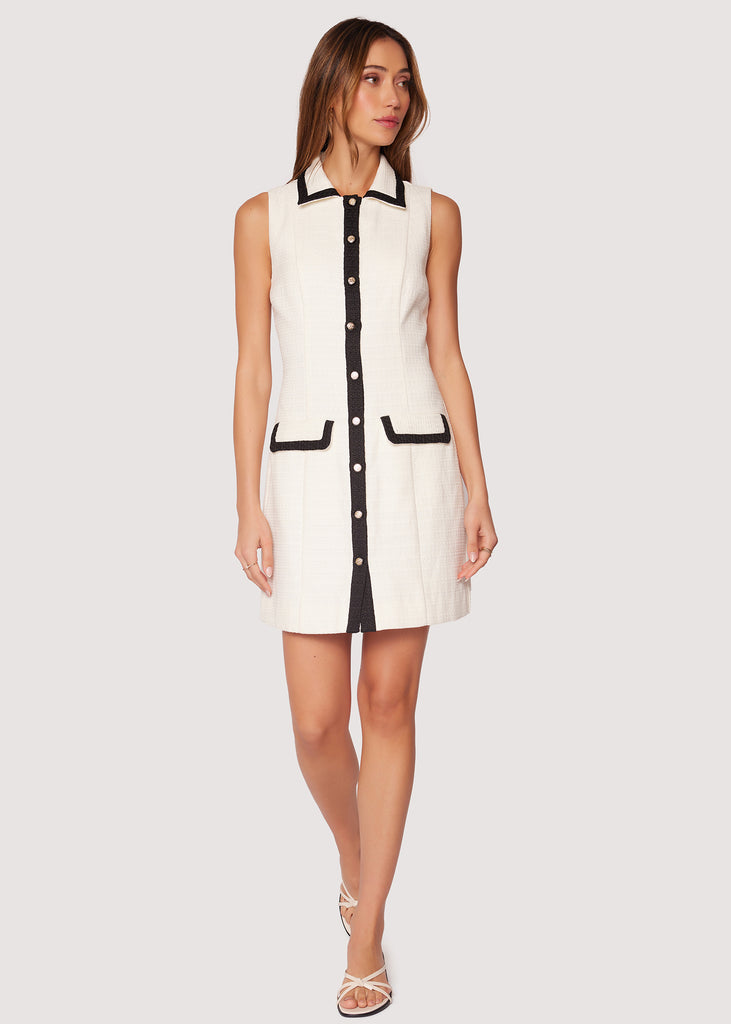 Jackie's Soiree Button Down Mini Dress Jackie's Soiree Button Down Mini Dress