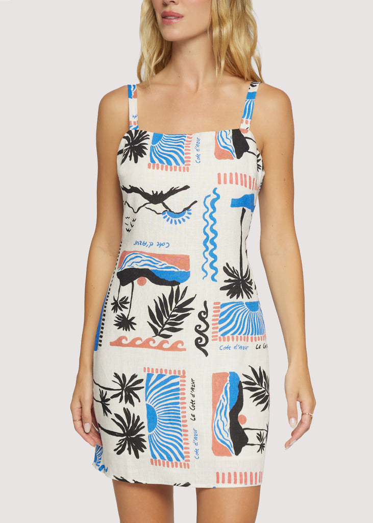Azure Paradiso Mini Dress
