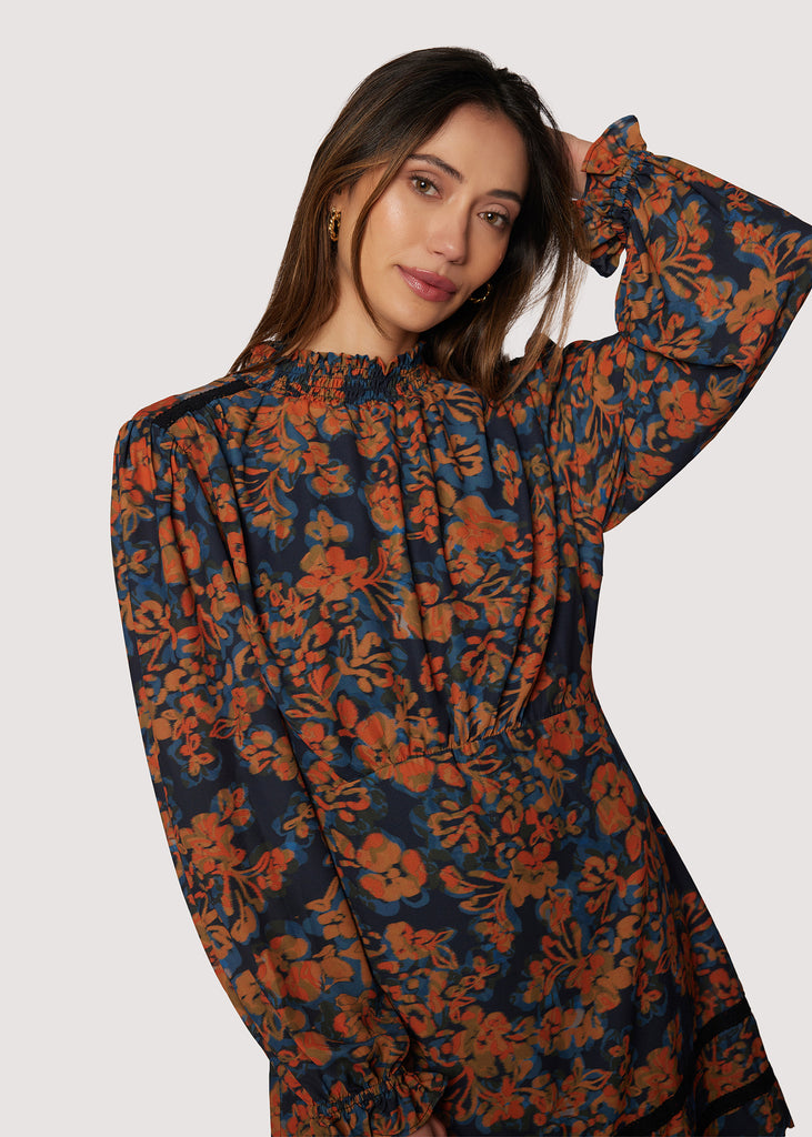 Embers Bloom Mini Dress