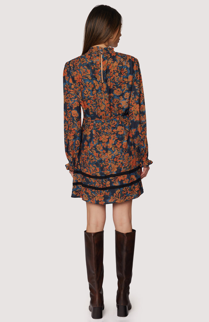 Embers Bloom Mini Dress