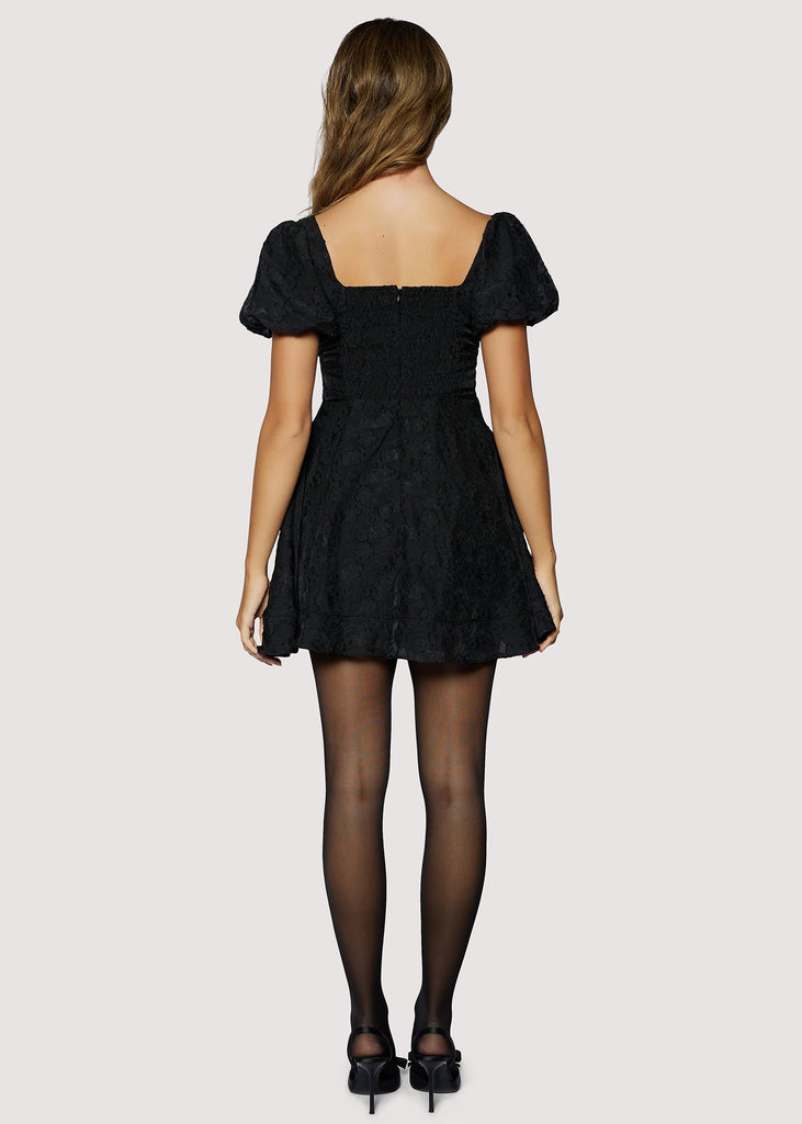 Petal Veil Mini Dress