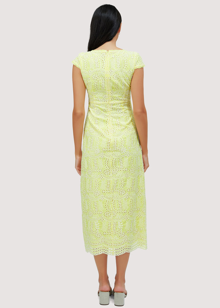 LOST+WANDER Lemon Drop Midi Dress Floral Cotton Blend - Yellow | Lost + Wander LOST+WANDER Lemon Drop Midi Dress Floral Cotton Blend - Yellow | Lost + Wander