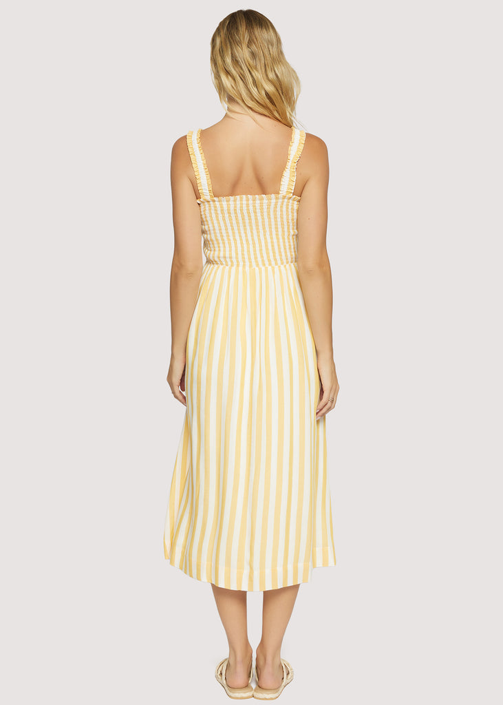 Sunburst Glow Midi Dress