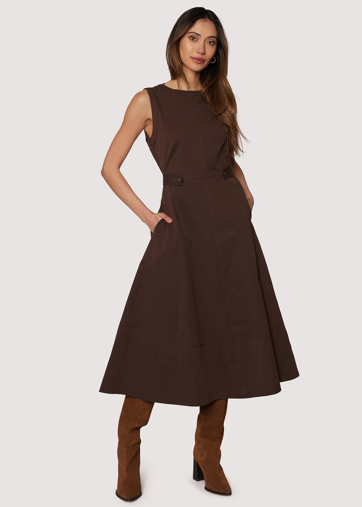 bellavista midi dress Faithfull Bellavista Midi Dress in Isadora Floral Navy