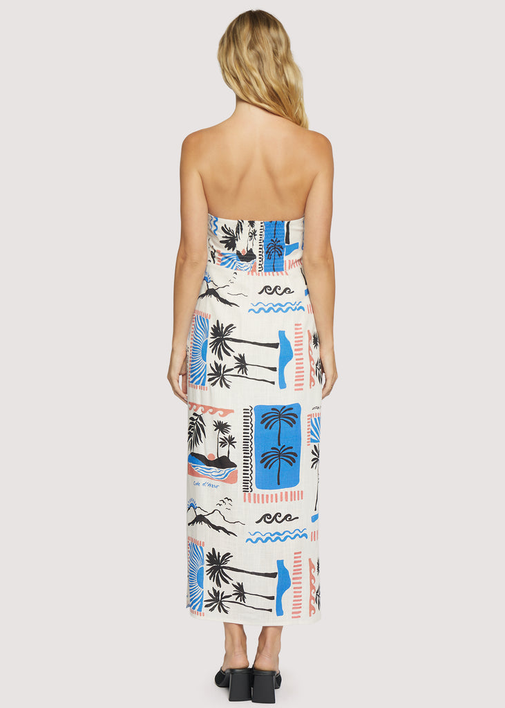 Azure Paradiso Maxi Dress