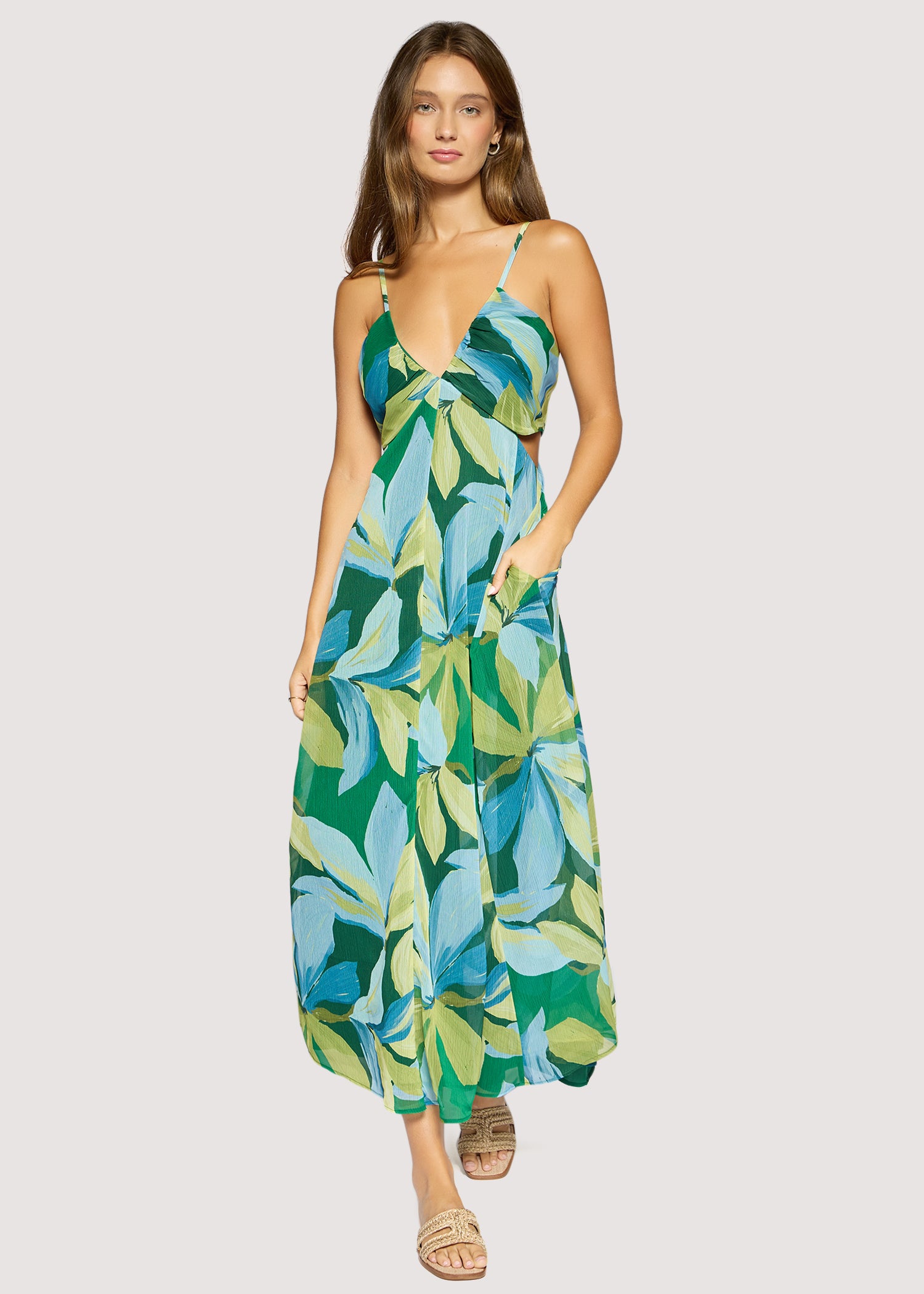 flowing maxi dress Neroli Wave Maxi Dress