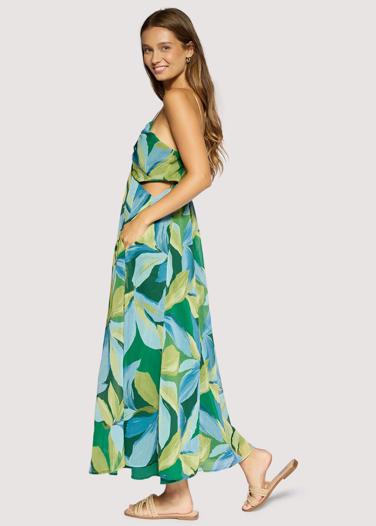 knee length dresses for ladies Whispers Of Bohemia Maxi Dress main image 0