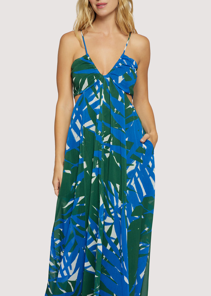 Palazzo Palm Maxi Dress