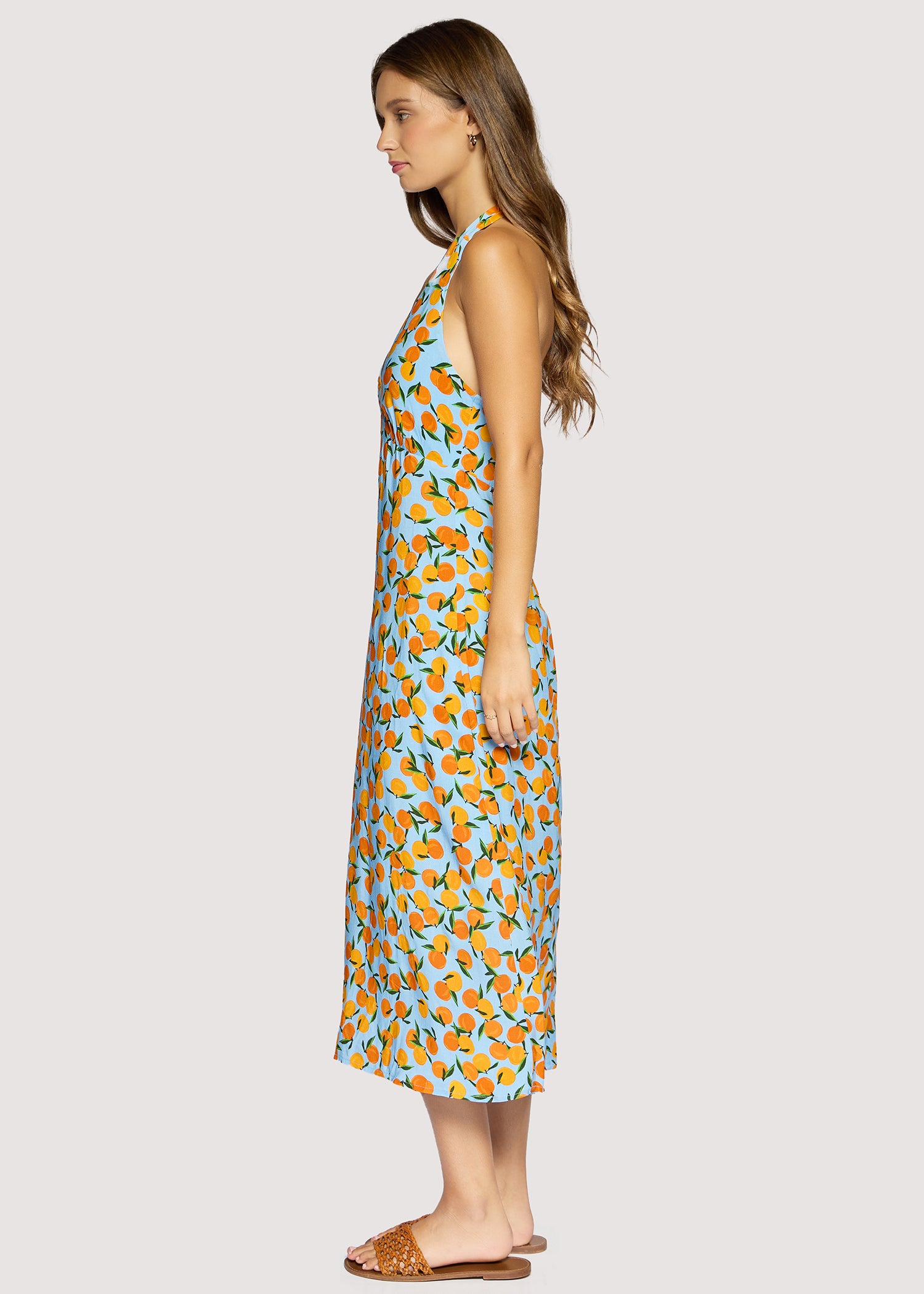 Citrus Soiree Midi Dress