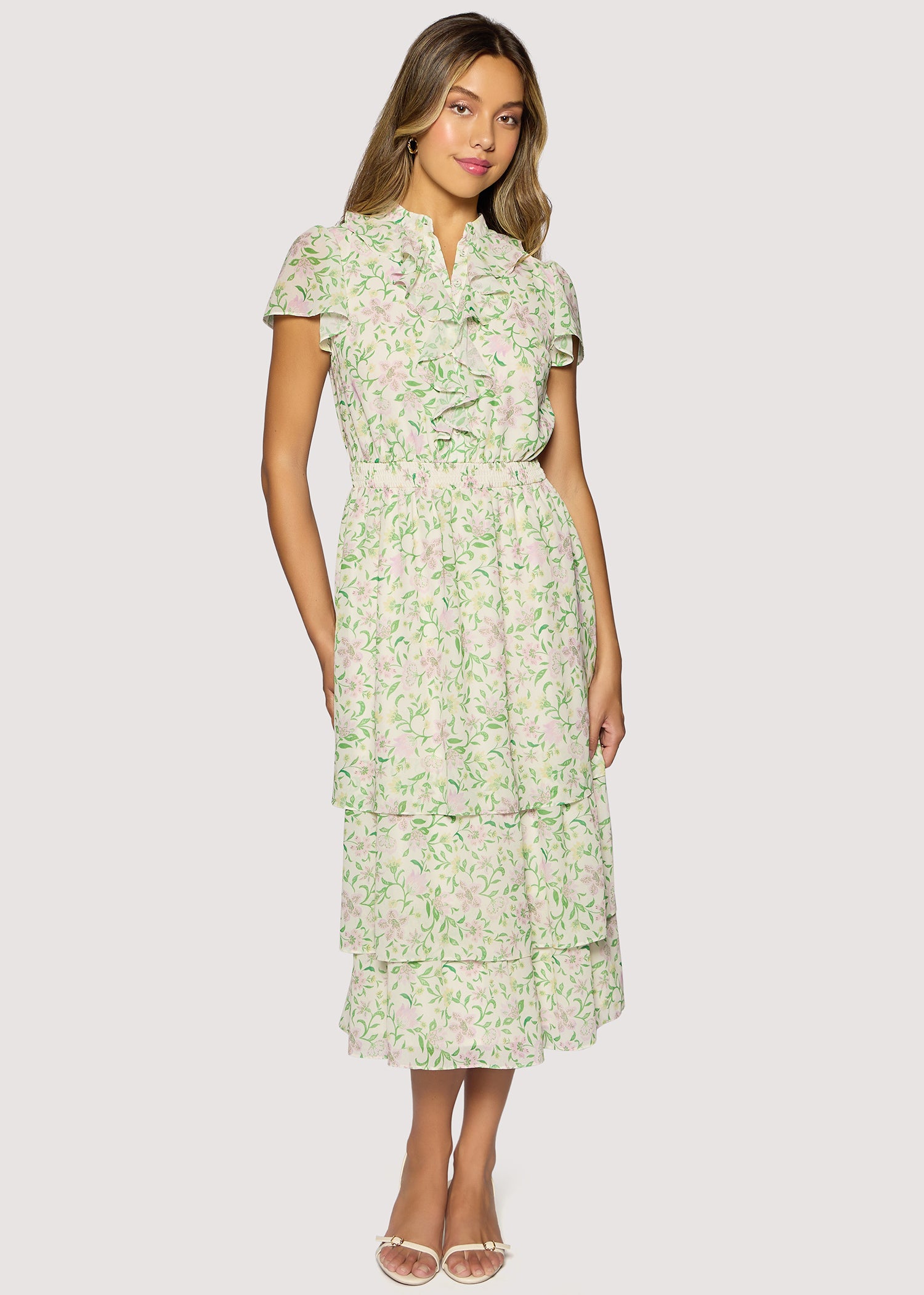 Wisteria Muse Midi Dress