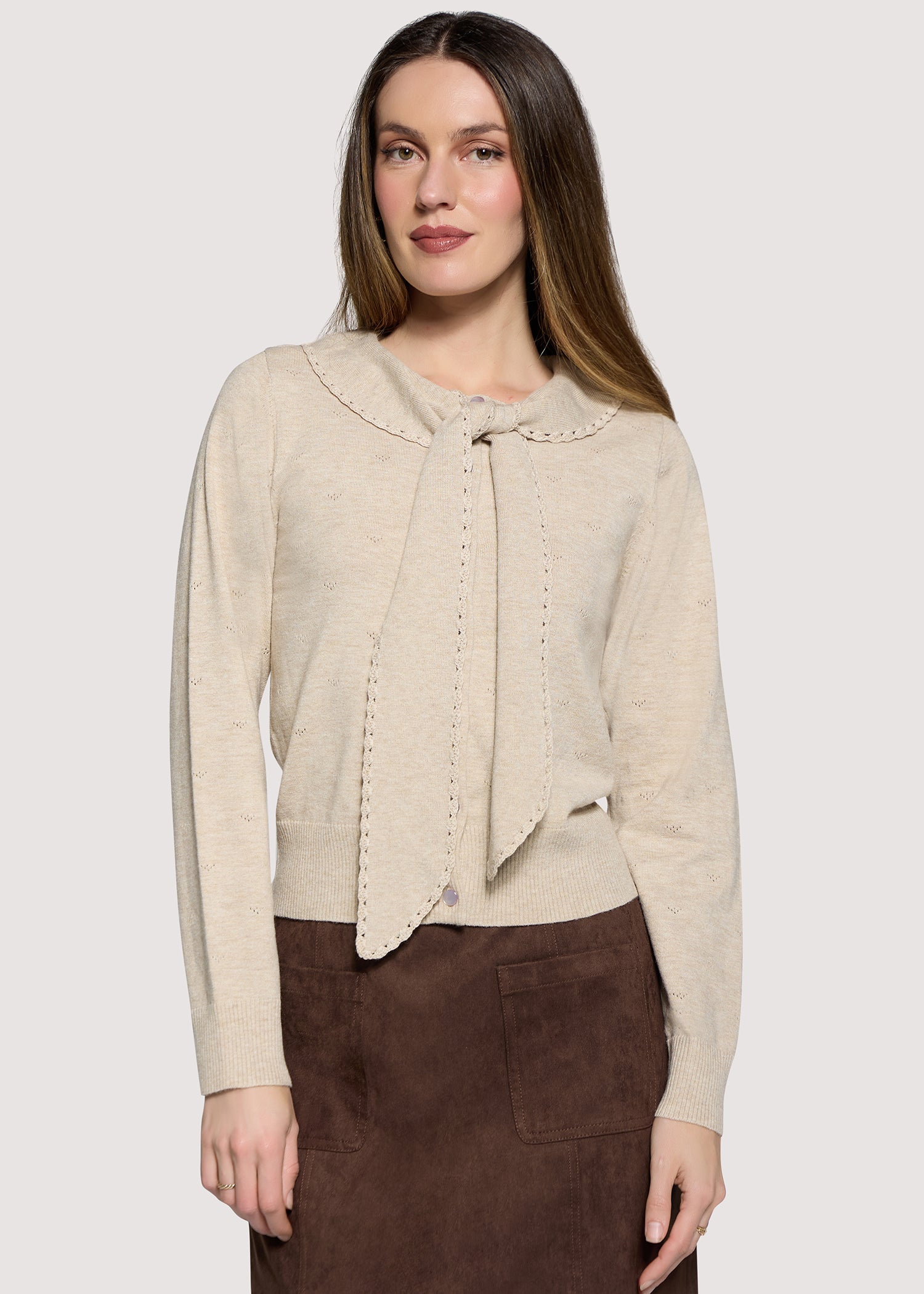 カーディガン Carina seethrough cardigan andmary Hailey Scarf Cardigan | Lost + Wander