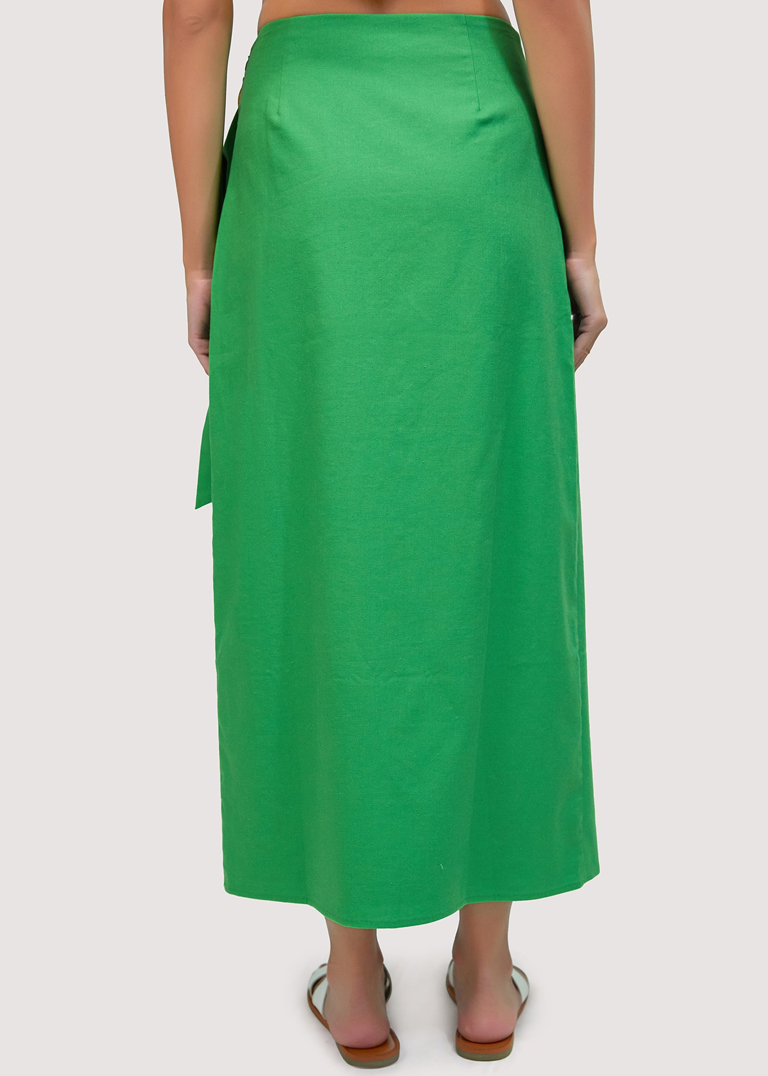 LOST+WANDER Radiance Maxi Wrap Skirt - GREEN | Lost + Wander