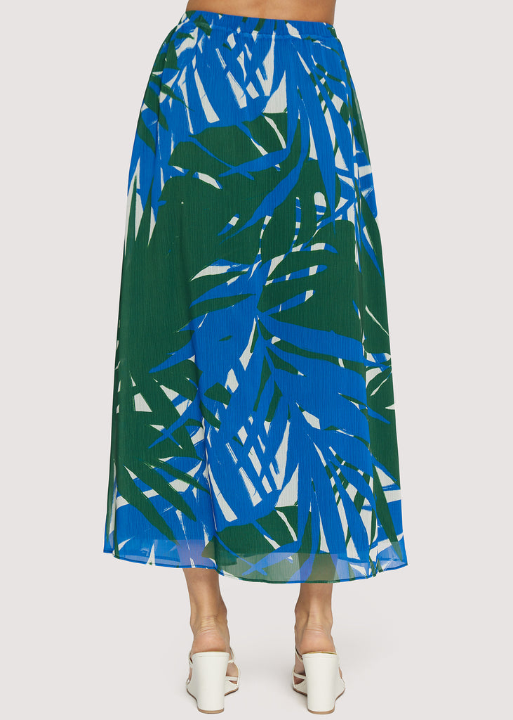 Palazzo Palm Maxi Skirt