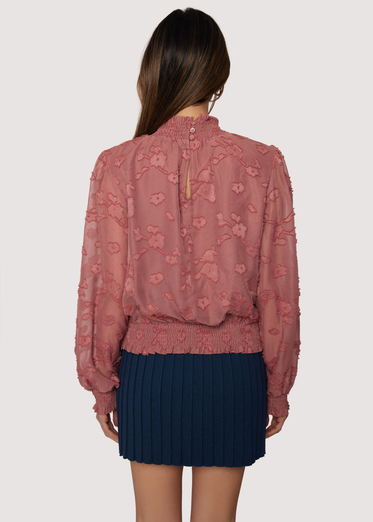 Fable Charm Mock Neck Top
