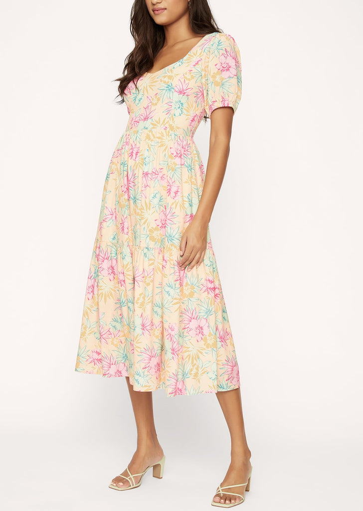 Sunkist Aloha Midi Dress