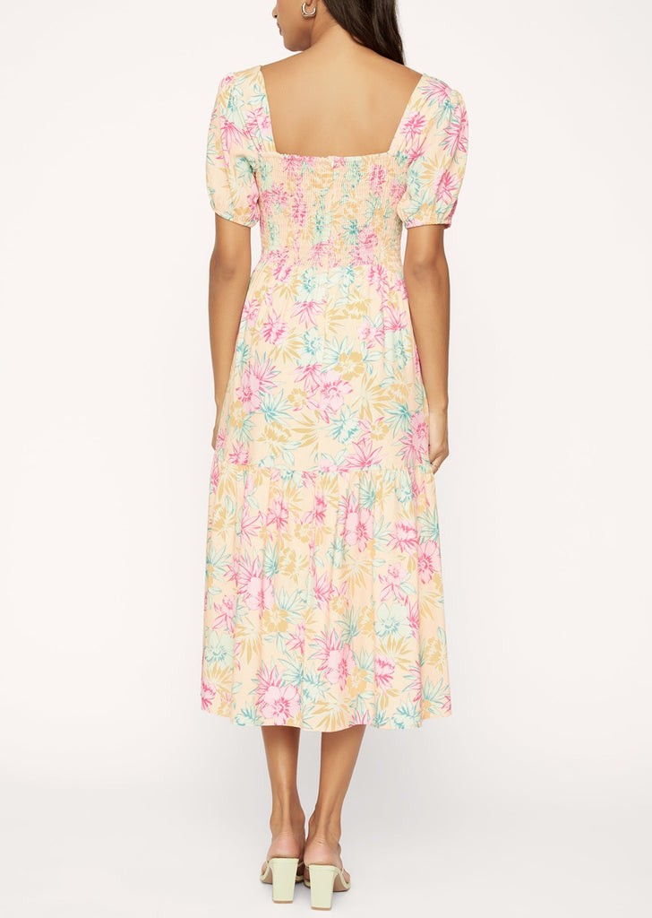 Sunkist Aloha Midi Dress