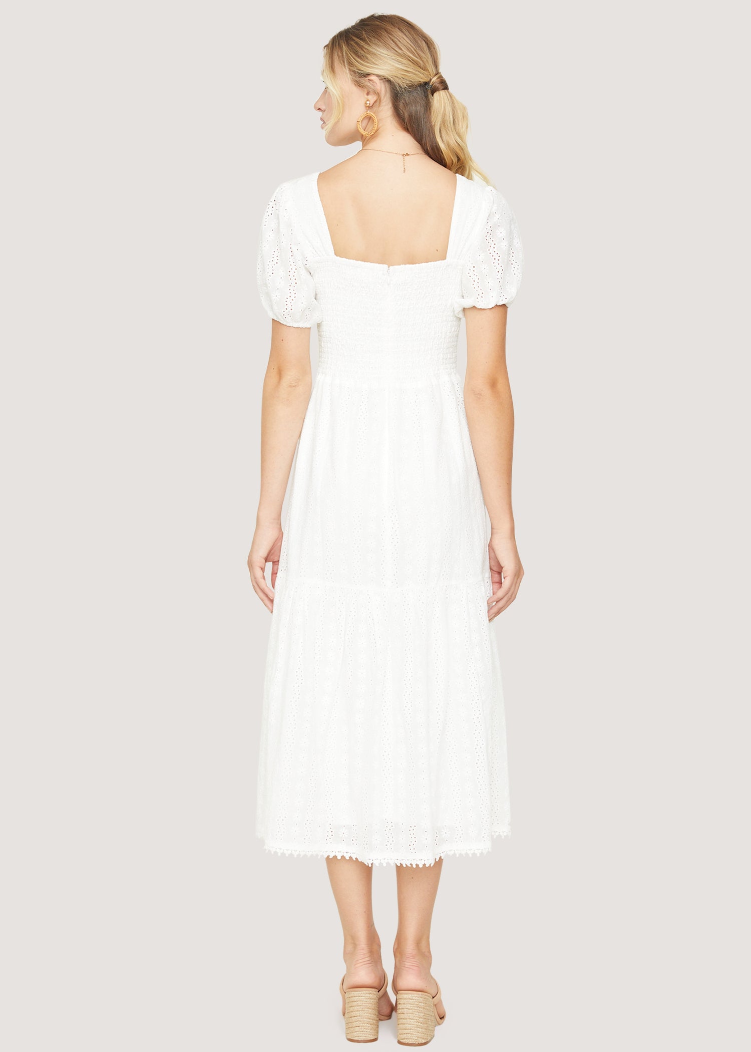 knee length dresses for ladies Moonlit Meadow Midi Dress