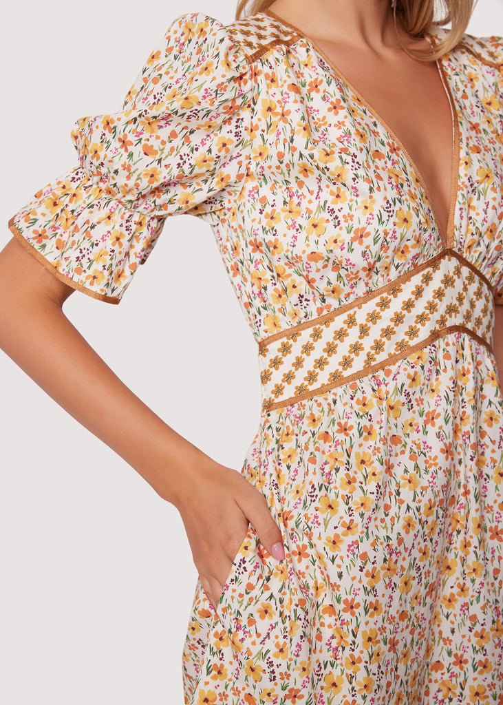 Spring Sunrise Midi Dress