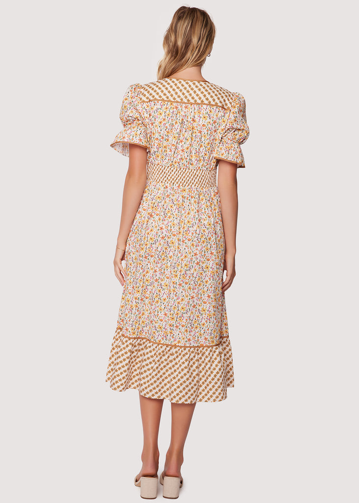 Spring Sunrise Midi Dress