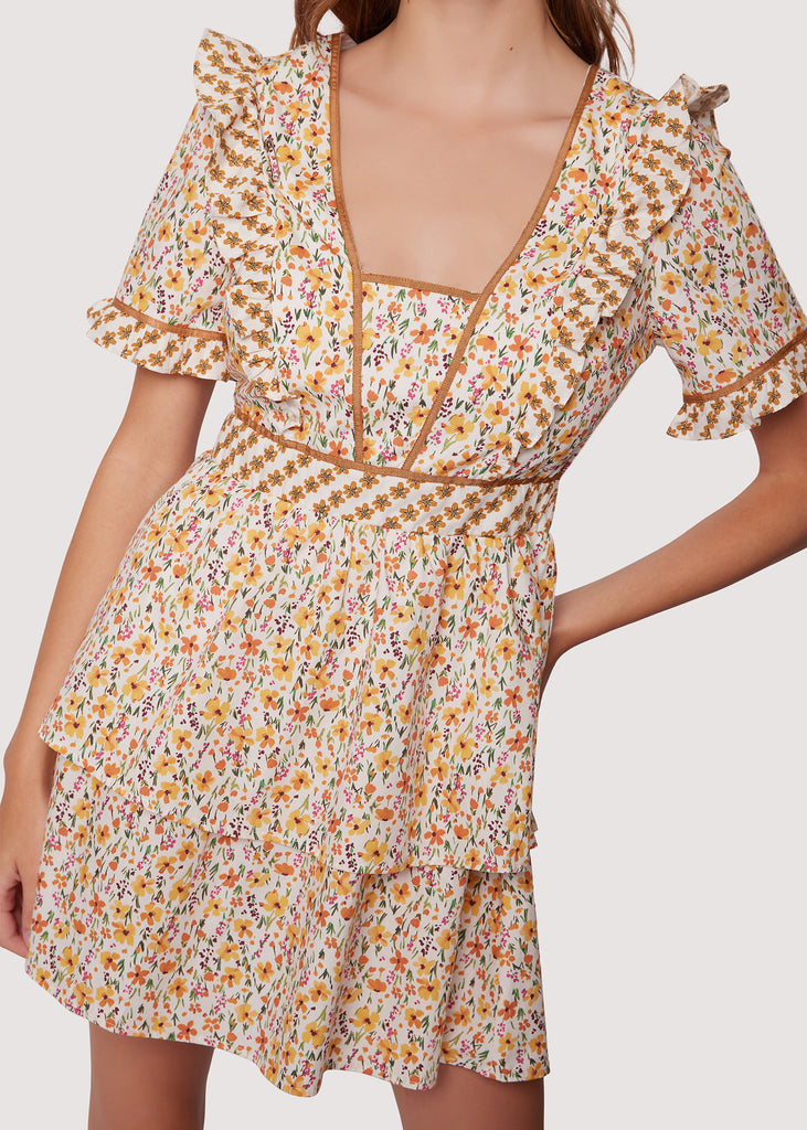 Spring Sunrise Mini Dress