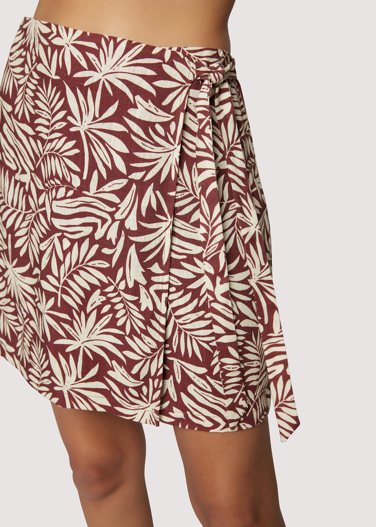 Palm Oasis Mini Skirt