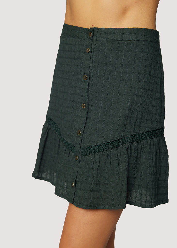 Forest Jewel Mini Skirt