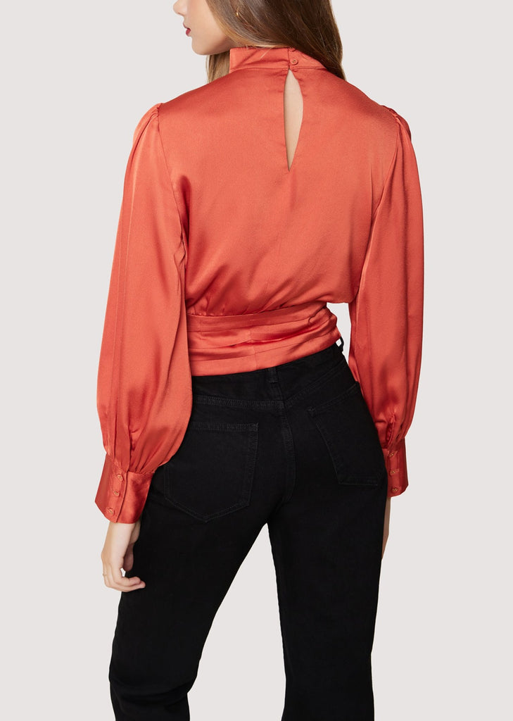 Vermilion Moon Wrap Top