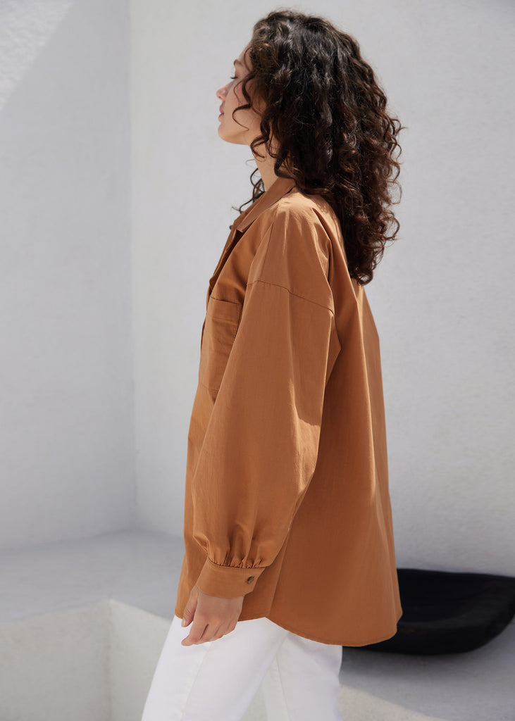 Lady Like Charm Oversized Shirt