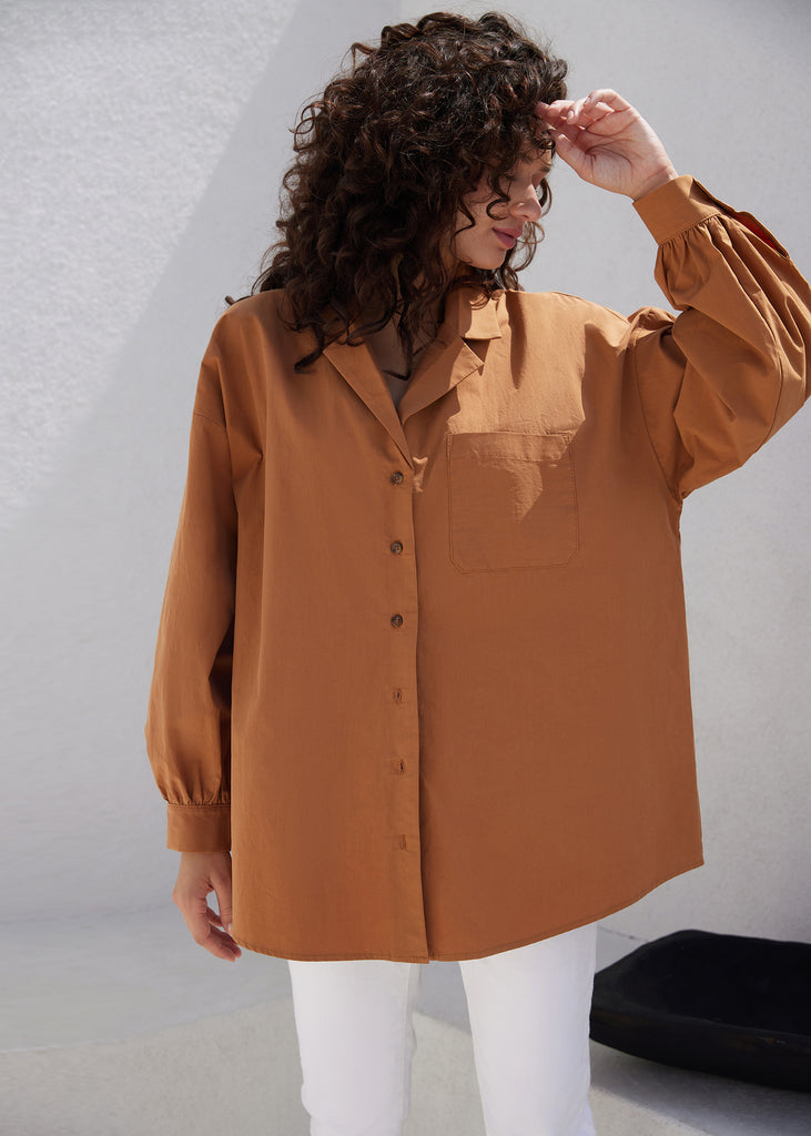 Lady Like Charm Oversized Shirt